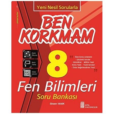 ATA 8.SINIF FEN BİLİMLERİ BEN KORKMAM 