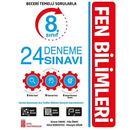 Ata Yayınları 8. Sınıf Fen Bilimleri 24 Deneme Sınavı