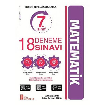Ata 7.Sınıf Matematik 18 Deneme Sınavı