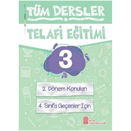 Ata Yayınları 3. Sınıf Tüm Dersler Telafi Eğitimi