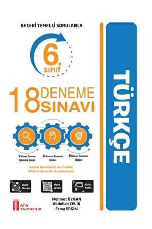 6. Sınıf 18 Deneme Sınavı Türkçe