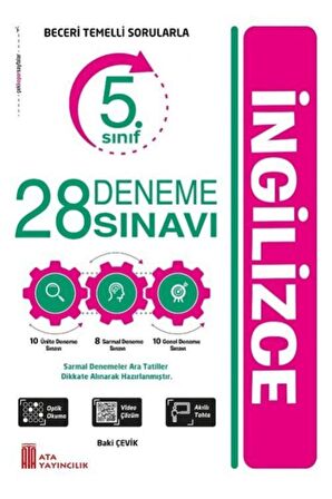 5. Sınıf 28 Deneme Sınavı İngilizce