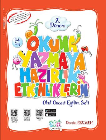 Okuma Yazmaya Hazırlık Etkinliklerim Eğitim Seti (3'lü Kitap)