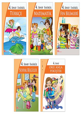 4. Sınıf Fasikül 5'li Set (Türkçe-Matematik-Fen Bilgisi-Sosyal Bilgiler-Oku Anla Pekiştir)