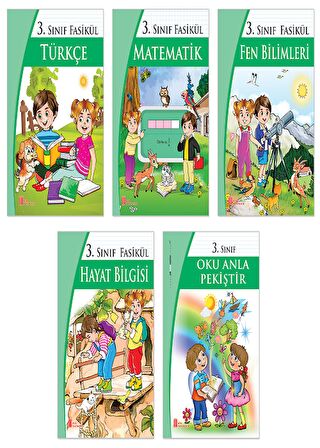 3. Sınıf Fasikül 5'li Set (Türkçe-Matematik-Fen Bilgisi-Hayat Bilgisi-Oku Anla Pekiştir)