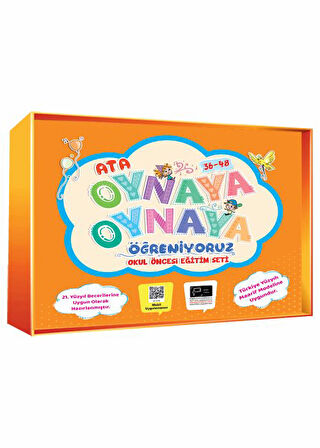 Ata Oynaya Oynaya Öğreniyoruz Eğitim Seti 3-4  Yaş