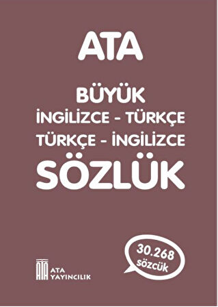 Büyük İngilizce - Türkce - Türkce - İngilizce Plastik Kapak