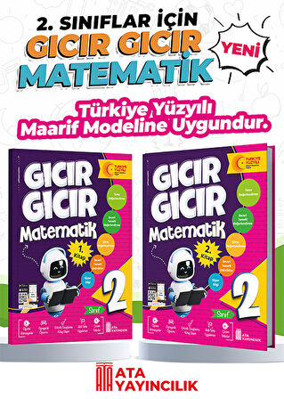 2. Sınıf Gıcır Gıcır Matematik 1 ve 2. Kitap (2'li Set)