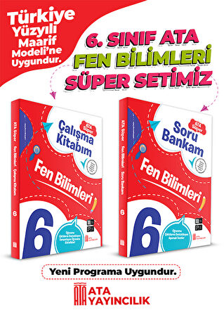 6. Sınıf Fen Bilimleri Süper Set (Soru Bankam + Çalışma Kitabım)