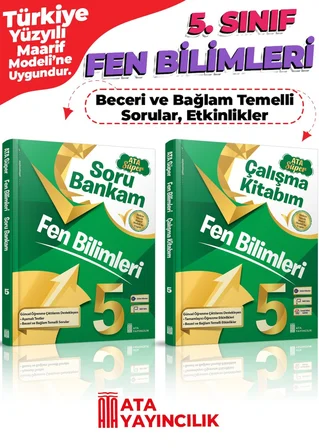 5. Sınıf Fen Bilimleri Süper Set Soru Bankam + Çalışma Kitabım