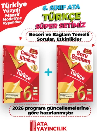 6. Türkçe Süper Set Soru Bankam + Çalışma Kitabım Yeni