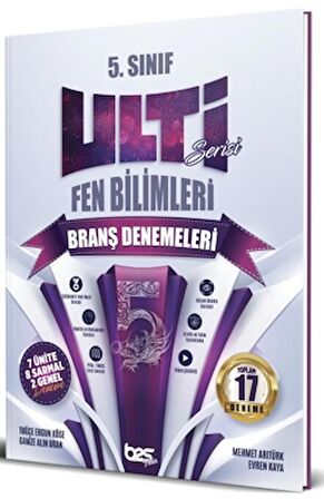 5. Sınıf Fen Bilimleri Ulti Serisi Denemeleri