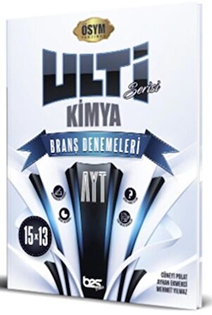 AYT ULTİ SERİSİ Kimya 15 x 13 Branş Denemeleri