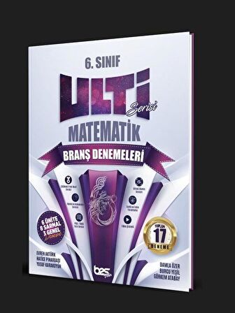 6.Sınıf Matematik Ulti Serisi Denemeleri / Komisyon