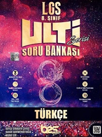 LGS 8.Sınıf Türkçe Ulti Serisi Soru Bankası