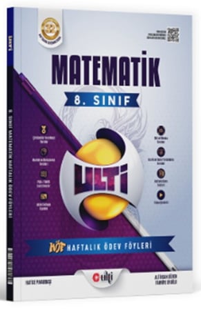 8. Sınıf LGS Matematik Haftalık Ödev Föyleri Ulti Yayınları