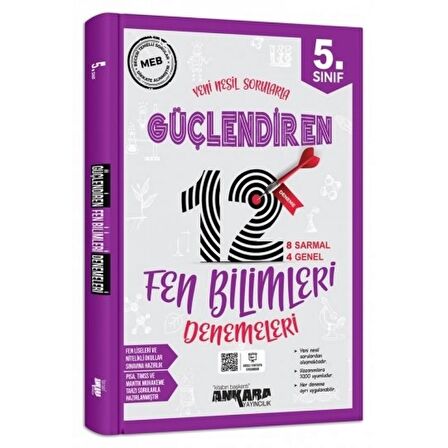 5. Sınıf Fen Bilimleri Güçlendiren 12 Deneme