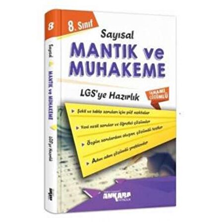 8. Sınıf LGS Sayısal Mantık ve Muhakeme Çözümlü Soru Bankası ?Ankara Yayıncılık