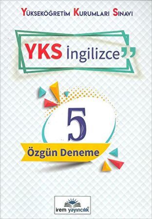 YKS İngilizce 5 Özgün Deneme İrem Yayıncılık