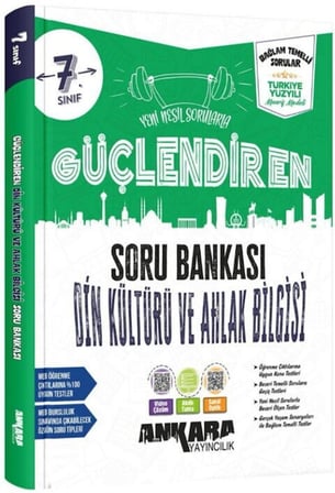 7. Sınıf Din Kültürü ve Ahlak Bilgisi Güçlendiren Soru Bankası Ankara Yayıncılık