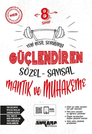 8. Sınıf Sözel Sayısal Mantık ve Muhakeme Güçlendiren Soru Bankası Ankara Yayıncılık