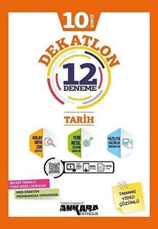 10. Sınıf Tarih Dekatlon 12 Deneme