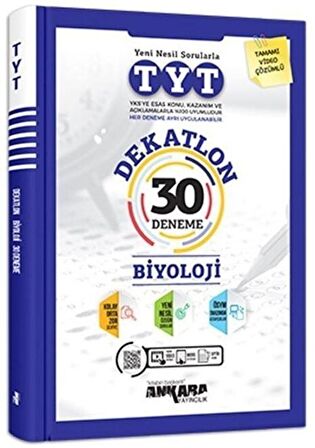 TYT Biyoloji Dekatlon 30 Deneme