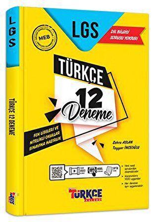 8. Sınıf LGS Türkçe Kulübü 12 Deneme
