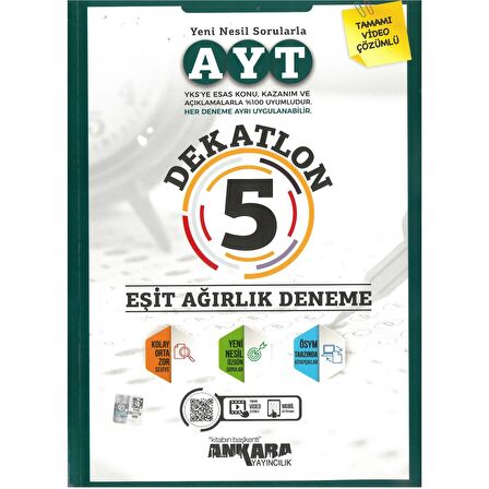 AYT Dekatlon 5 Eşit Ağırlık Deneme