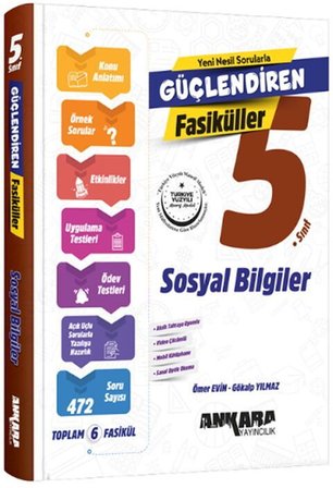5. Sınıf Sosyal Bilgiler Güçlendiren Fasikül Seti Ankara Yayıncılık