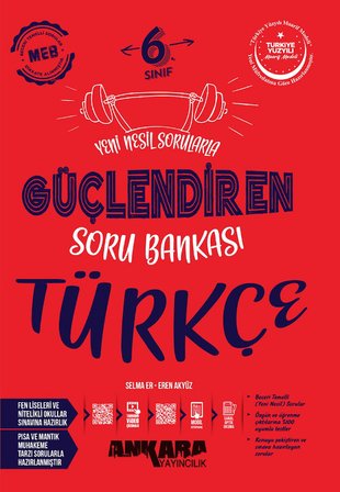 6. Sınıf Türkçe Güçlendiren Soru Bankası Soru Ankara Yayıncılık