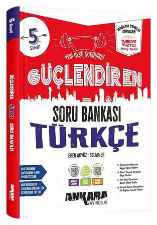 Ankara Yayıncılık 5.Sınıf Güçlendiren Türkçe Soru Bankası