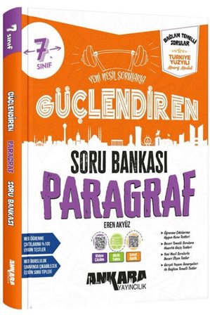 Ankara Yayıncılık 7. Sınıf Paragraf Güçlendiren Soru Bankası