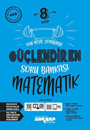 Ankara Yayıncılık 8.Sınıf LGS Güçlendiren Matematik Soru Bankası