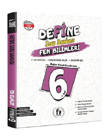 6.SINIF DEFİNE FEN BİLİMLERİ SORU B
