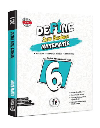 6.SINIF DEFİNE MATEMATİK SORU BANKA