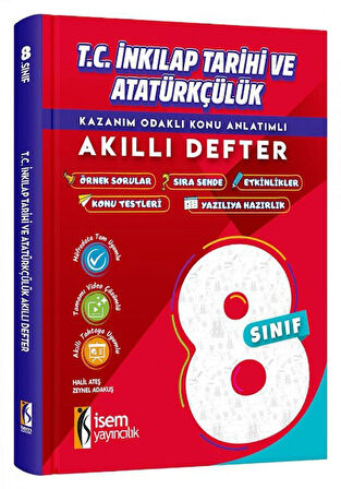 8. Sınıf LGS İnkılap T. Ve Ata. Akıllı Defter 2026