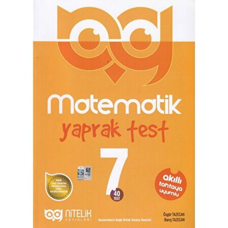 Nitelik 7. Sınıf Matematik Yaprak Test