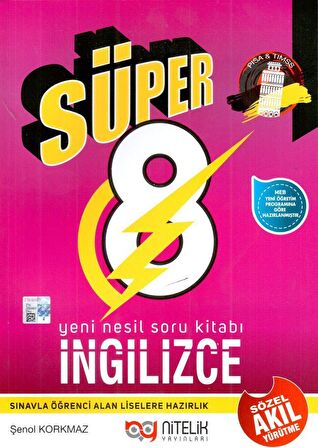 NİTELİK 8.SINIF NESİL SÜPER İNGİLİZCE SORU KİTABI