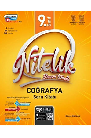 Nitelik 9.sınıf Coğrafya Soru Kitabı Beceri Temelli *yeni Müfredat*