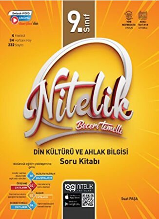 9. Sınıf Din Kültürü ve Ahlak Bilgisi Nitelik Beceri Temelli Soru Kitabı