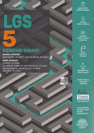 8. Sınıf LGS 5 Deneme