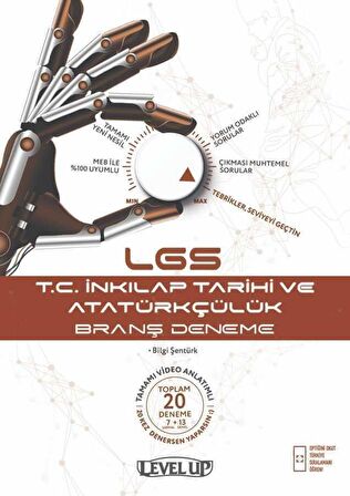 8. Sınıf LGS T.C İnkılap Tarihi ve Atatürkçülük Level Up 'li Deneme