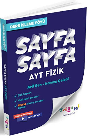 Tammat Yayıncılık AYT Fizik Sayfa Sayfa Ders İşleme Föyü