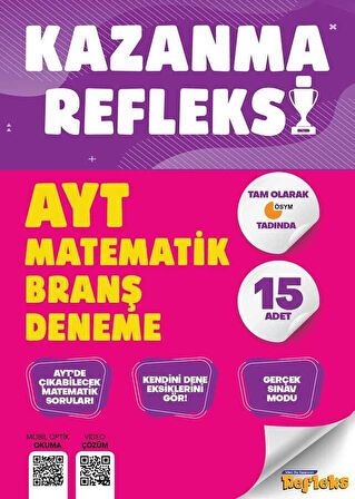 Tammat Yayıncılık AYT Matematik Kazanma Refleksi Branş Deneme