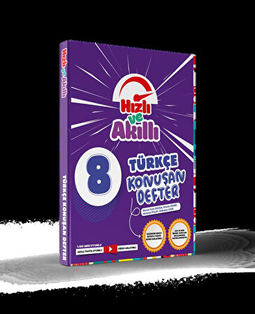 8. Sınıf LGS Türkçe Hızlı ve Akıllı Defter Tammat Yayıncılık
