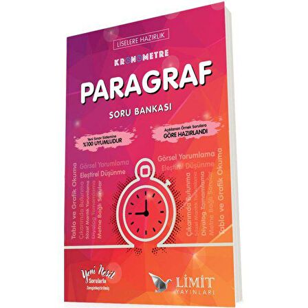 8.Sınıf Kronometre Paragraf Soru Bankası Limit Yayınları