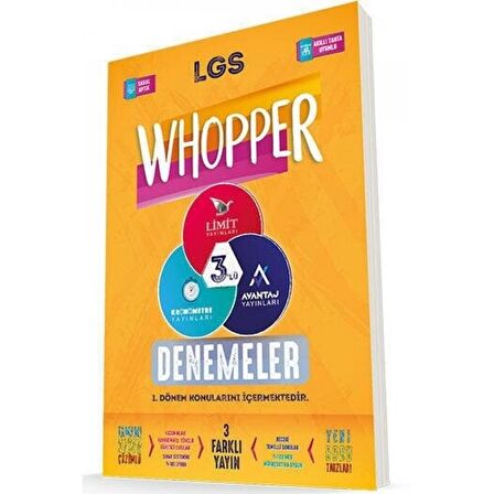 Limit - Avantaj - Kronometre LGS Whopper'lü Denemeler