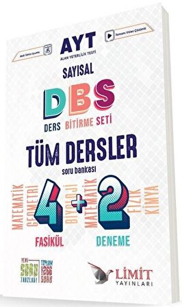 2022 AYT Sayısal Ders Bitirme Seti Tüm Dersler Soru Bankası