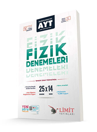 Limit Ayt Fizik 25 Lü Denemeleri 2024